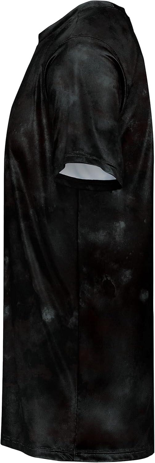 imageHolloway Mens Stock CottonTouch Poly TeeBlack Cloud Print