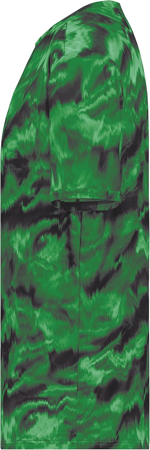 imageHolloway Mens Stock CottonTouch Poly TeeDark Green Shockwave Print