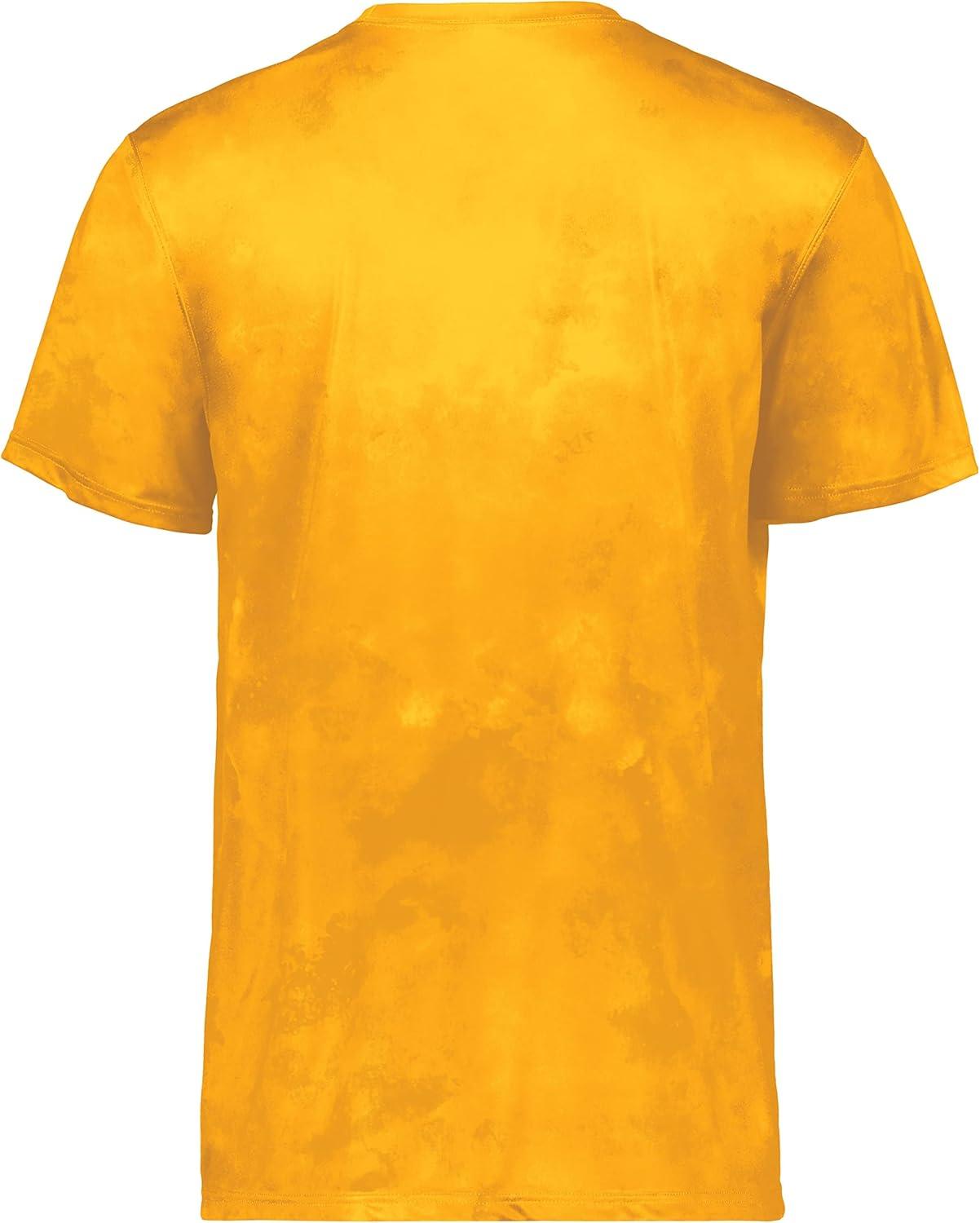imageHolloway Mens Stock CottonTouch Poly TeeGold Cloud Print
