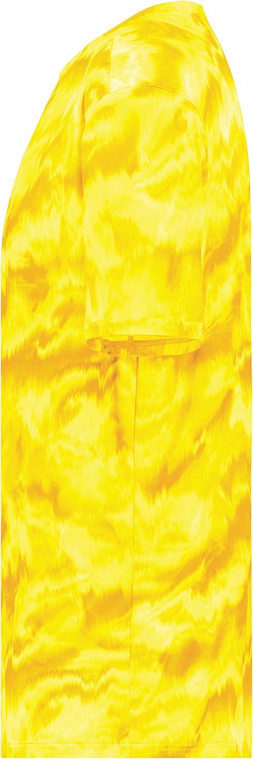 imageHolloway Mens Stock CottonTouch Poly TeeGold Shockwave Print
