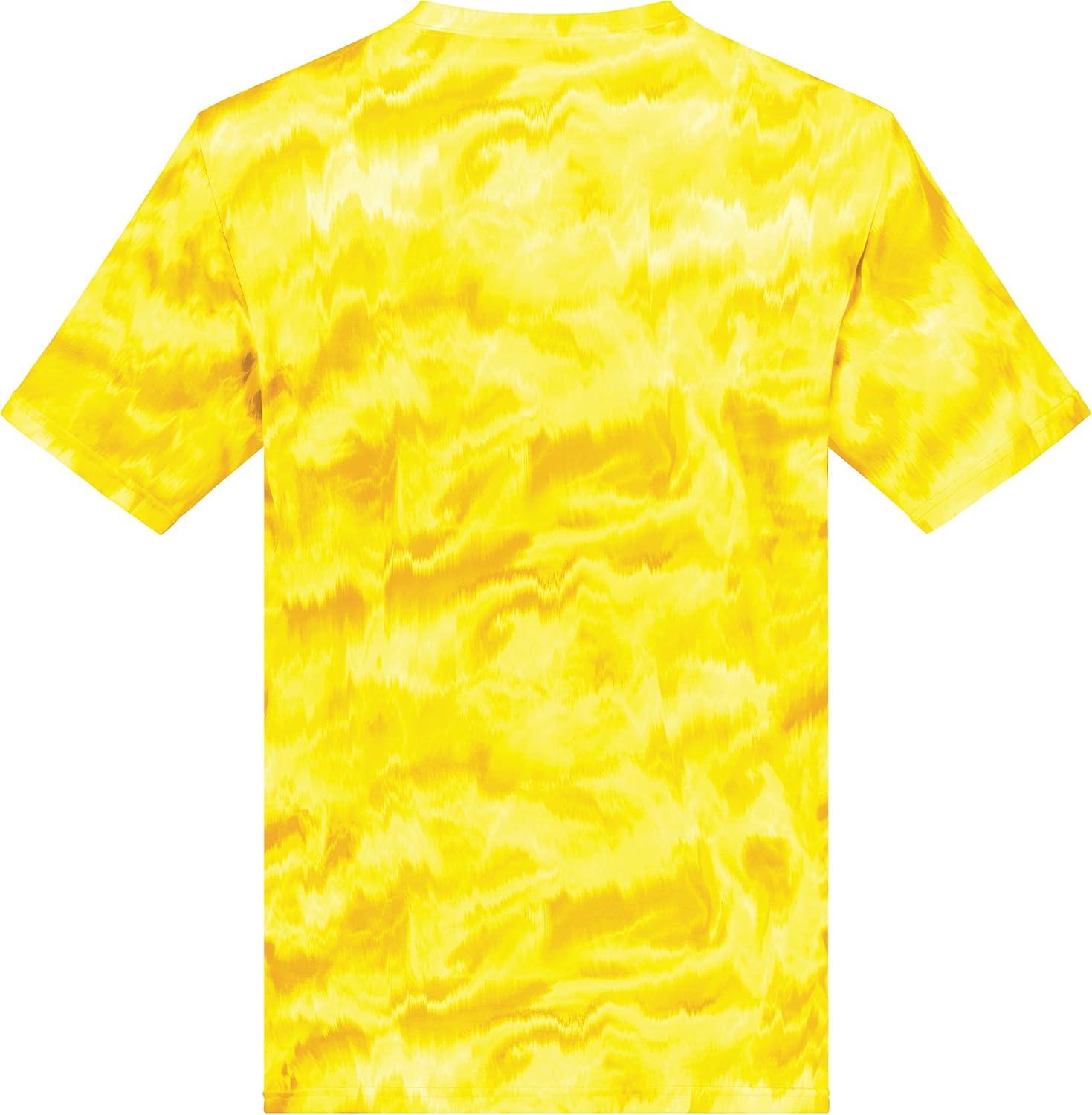 imageHolloway Mens Stock CottonTouch Poly TeeGold Shockwave Print