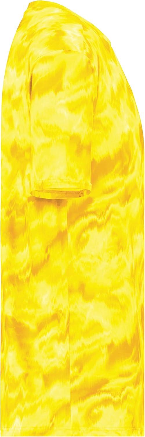 imageHolloway Mens Stock CottonTouch Poly TeeGold Shockwave Print