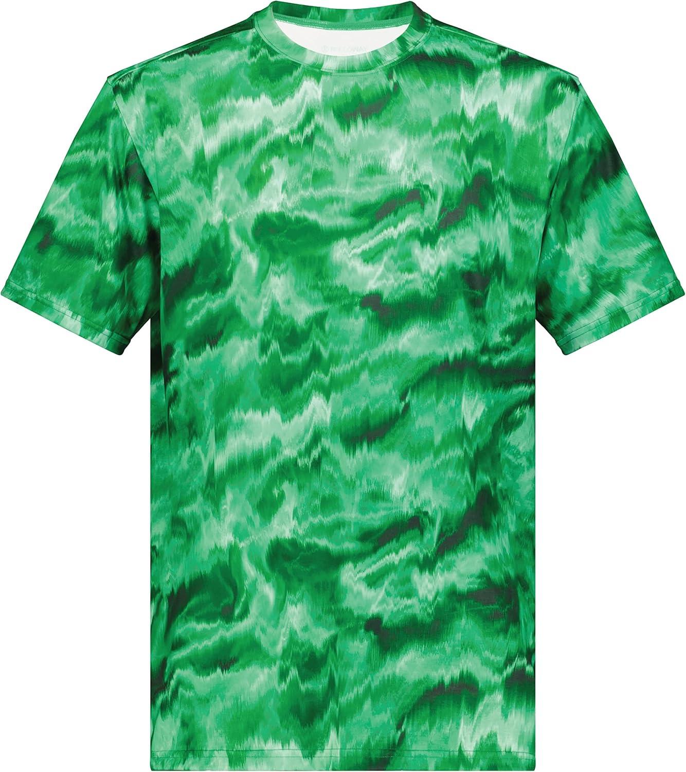 imageHolloway Mens Stock CottonTouch Poly TeeKelly Shockwave Print