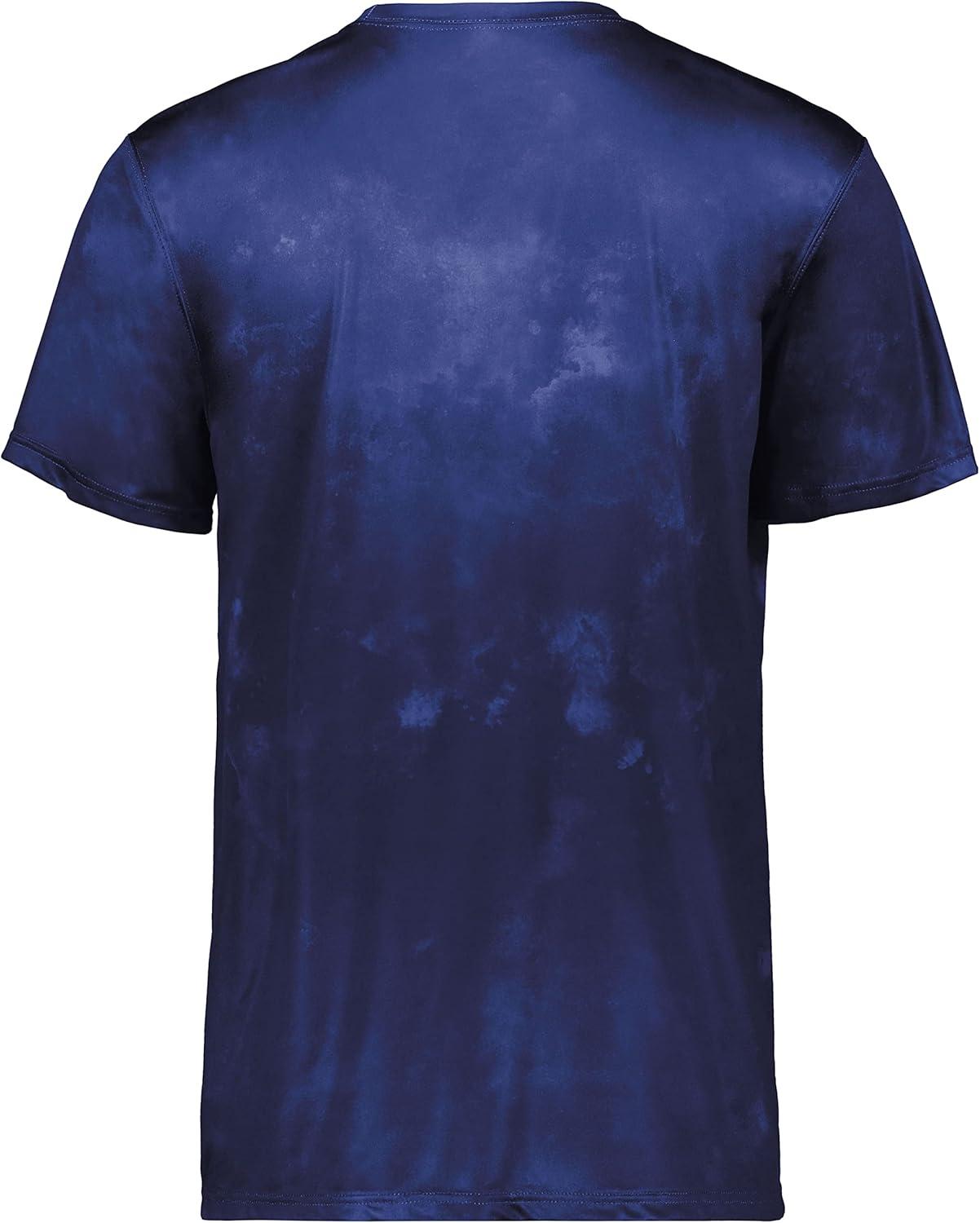 imageHolloway Mens Stock CottonTouch Poly TeeNavy Cloud Print