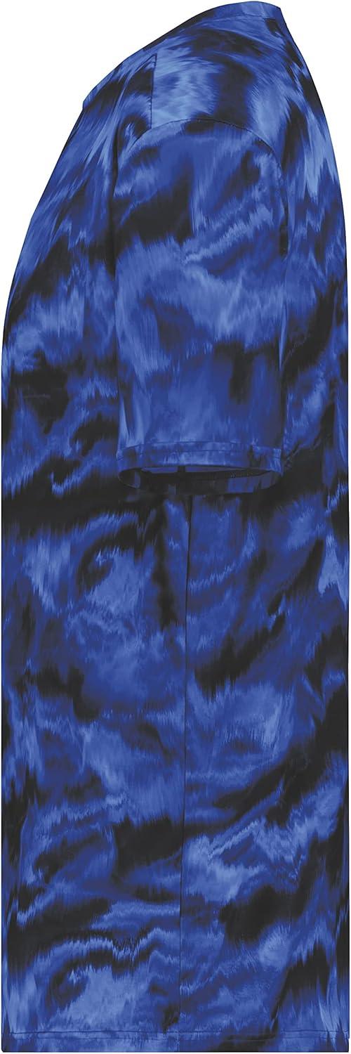 imageHolloway Mens Stock CottonTouch Poly TeeNavy Shockwave Print