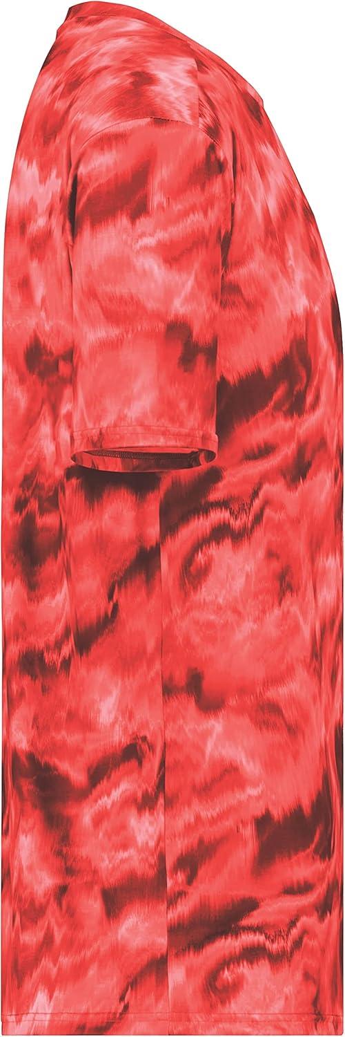 imageHolloway Mens Stock CottonTouch Poly TeeScarlet Shockwave Print