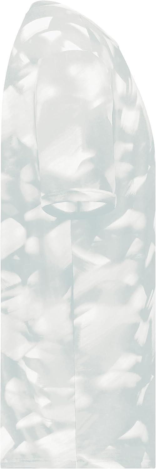 imageHolloway Mens Stock CottonTouch Poly TeeSilver Glacier Print