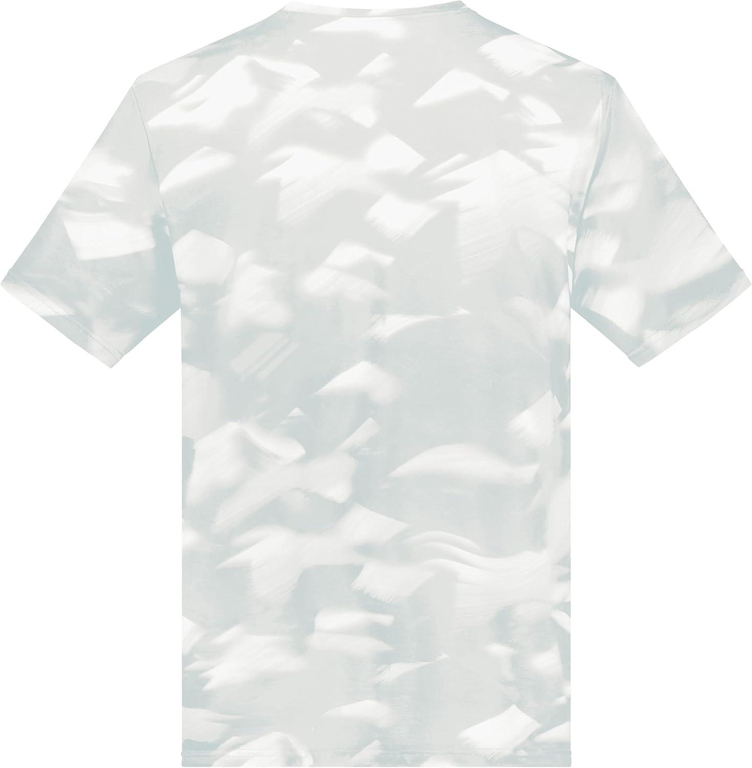 imageHolloway Mens Stock CottonTouch Poly TeeSilver Glacier Print