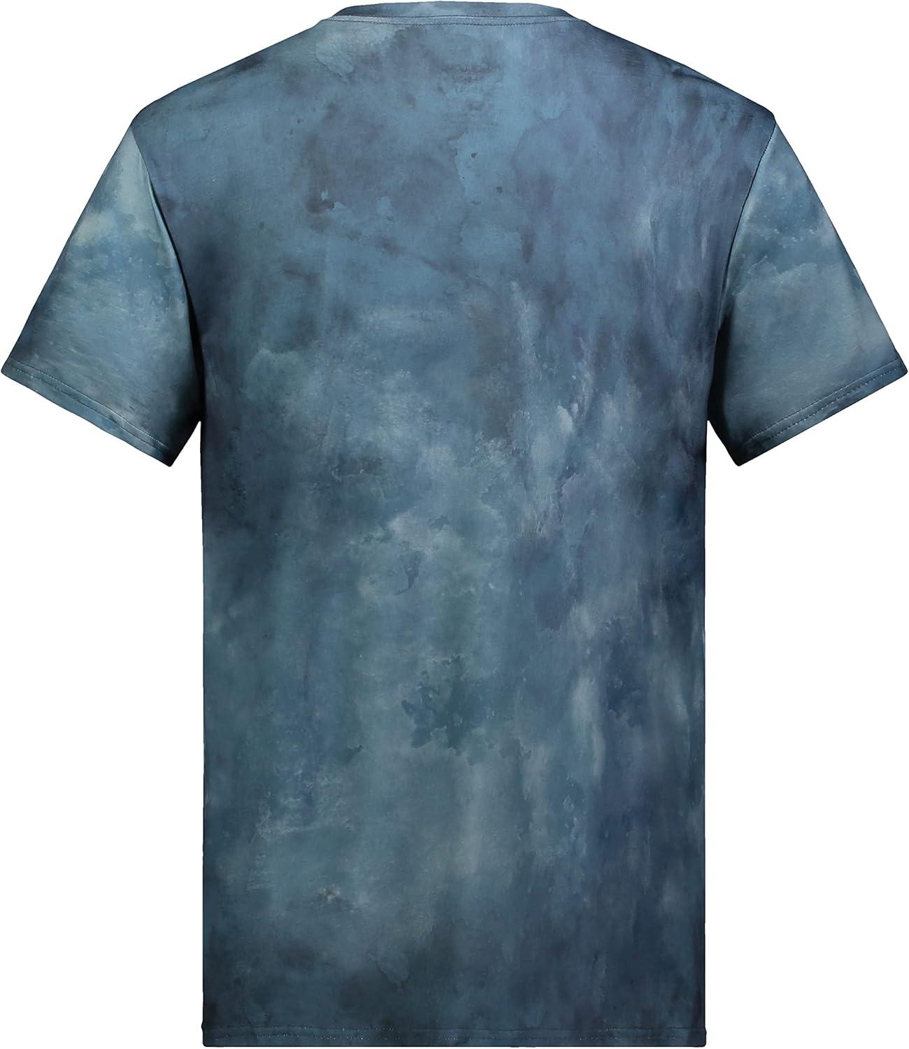 imageHolloway Mens Stock CottonTouch Poly TeeStorm Cloud Print