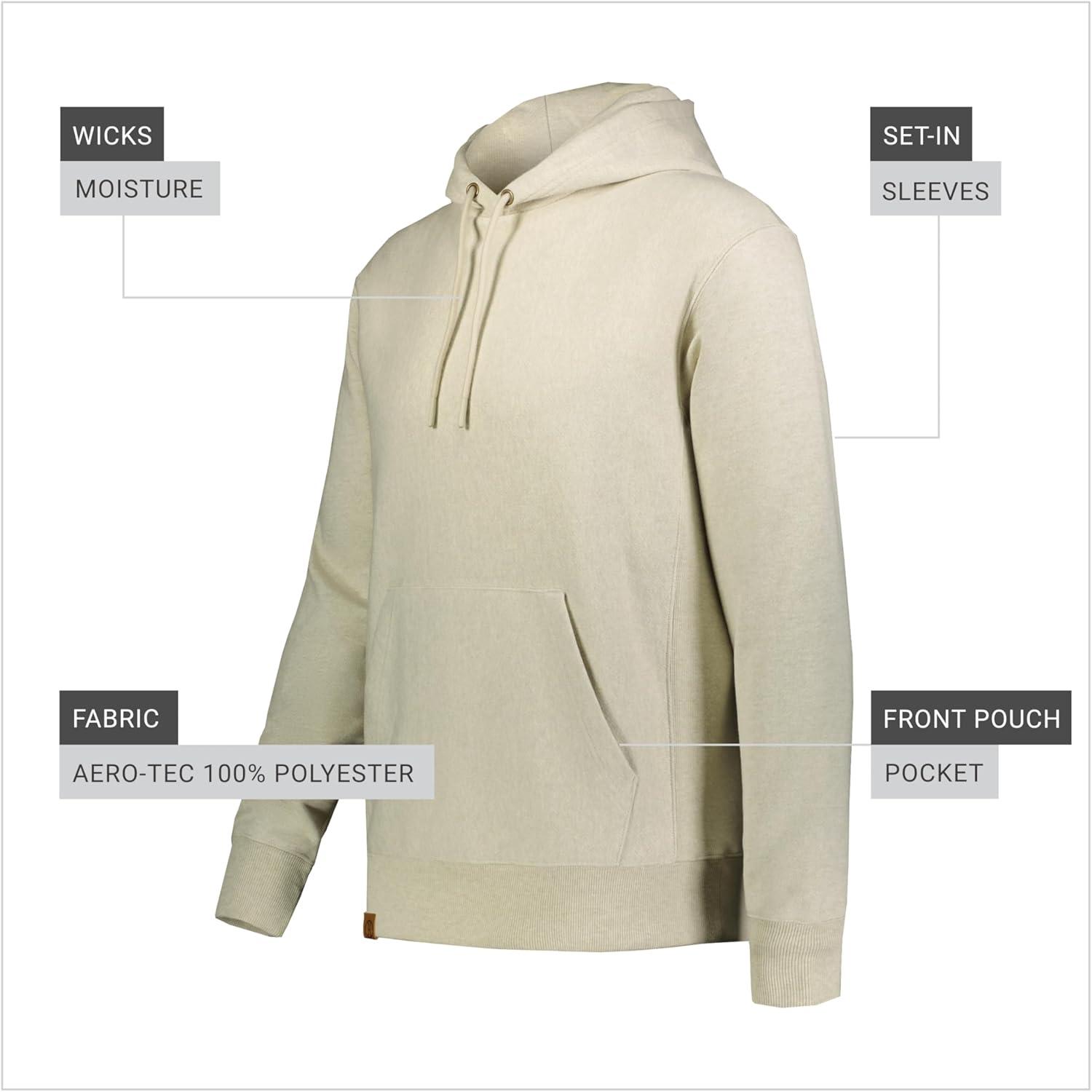 imageHolloway mens Classic Heavyweight Fleece HoodieVintage Birch Heather