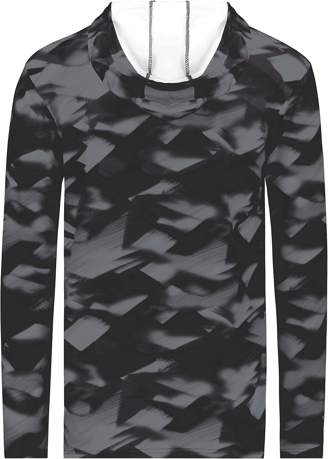 imageHolloway mens Stock Cottontouch Poly HoodieBlack Glacier Print