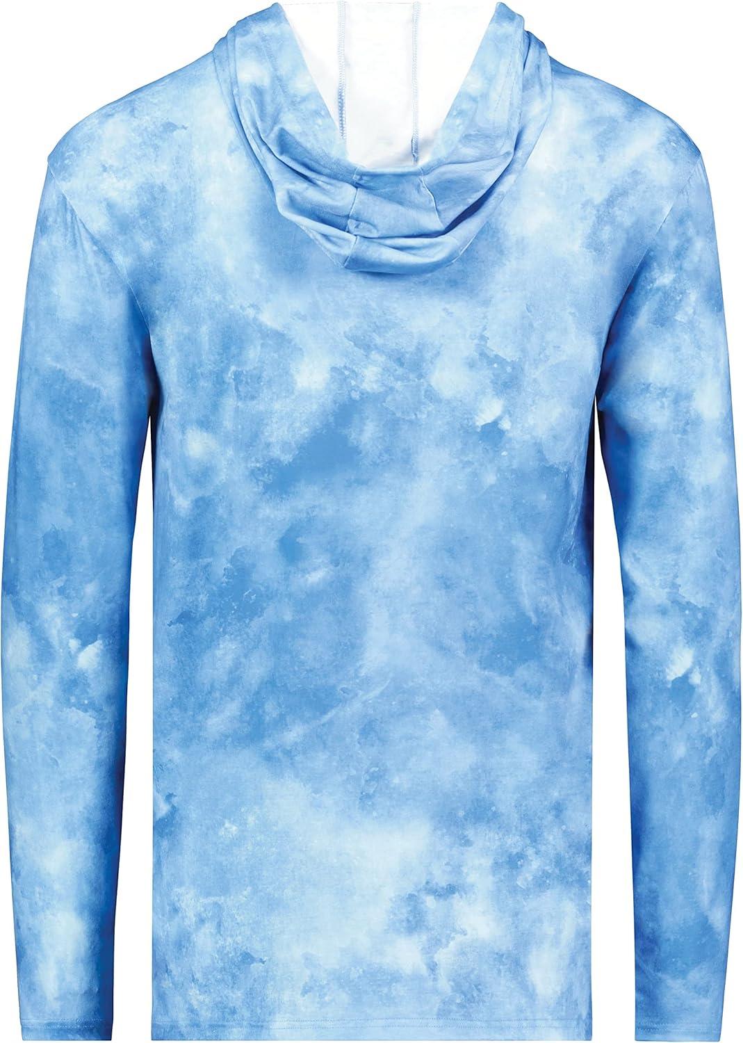 imageHolloway mens Stock Cottontouch Poly HoodieColumbia Blue Cloud Print