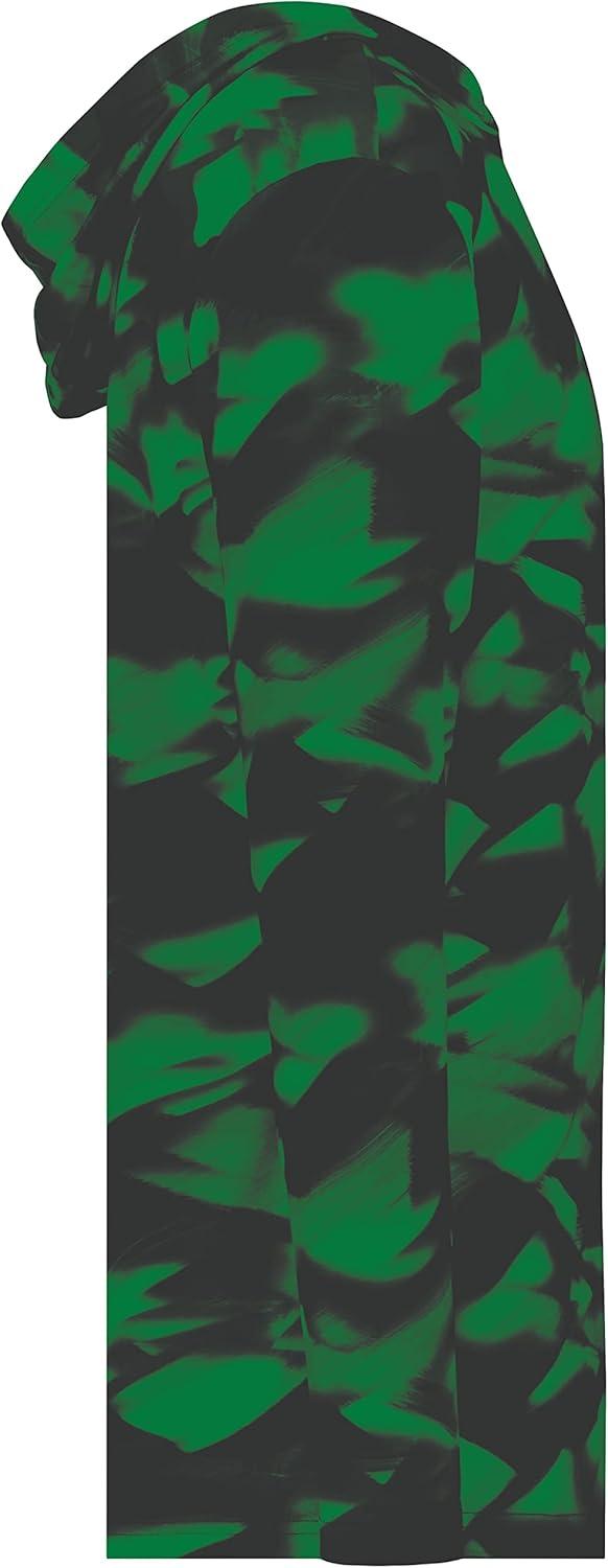 imageHolloway mens Stock Cottontouch Poly HoodieDark Green Glacier Print