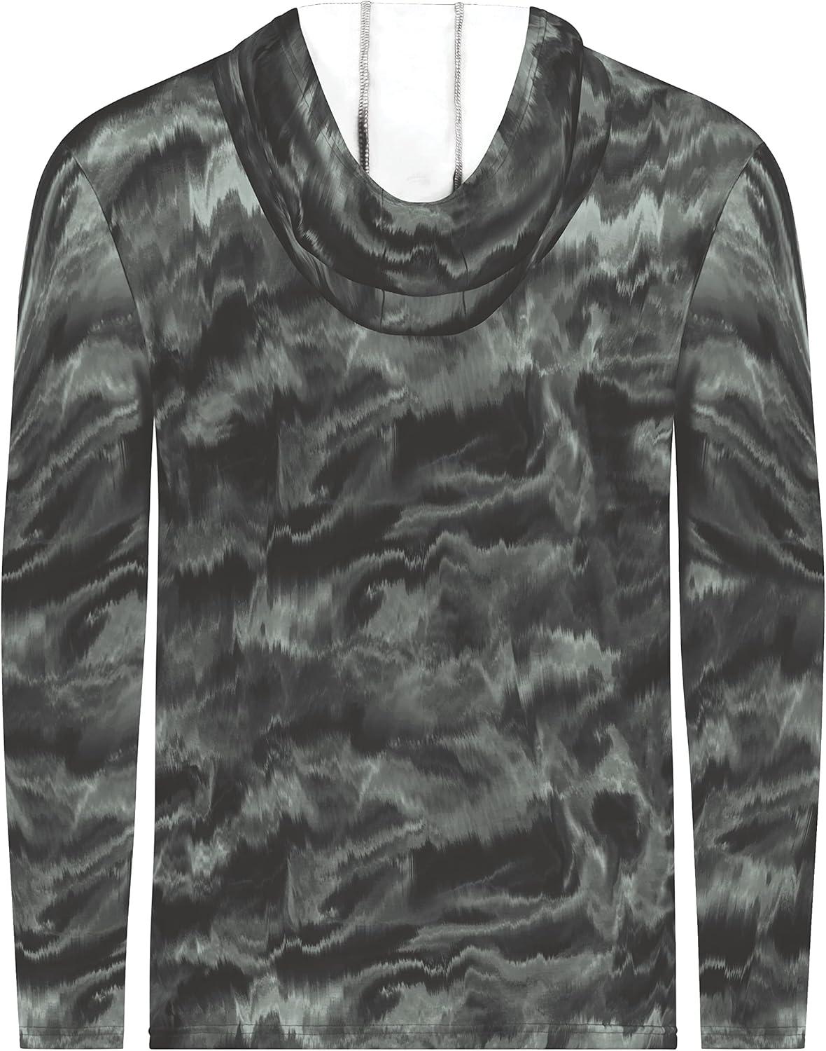 imageHolloway mens Stock Cottontouch Poly HoodieGraphite Shockwave Print