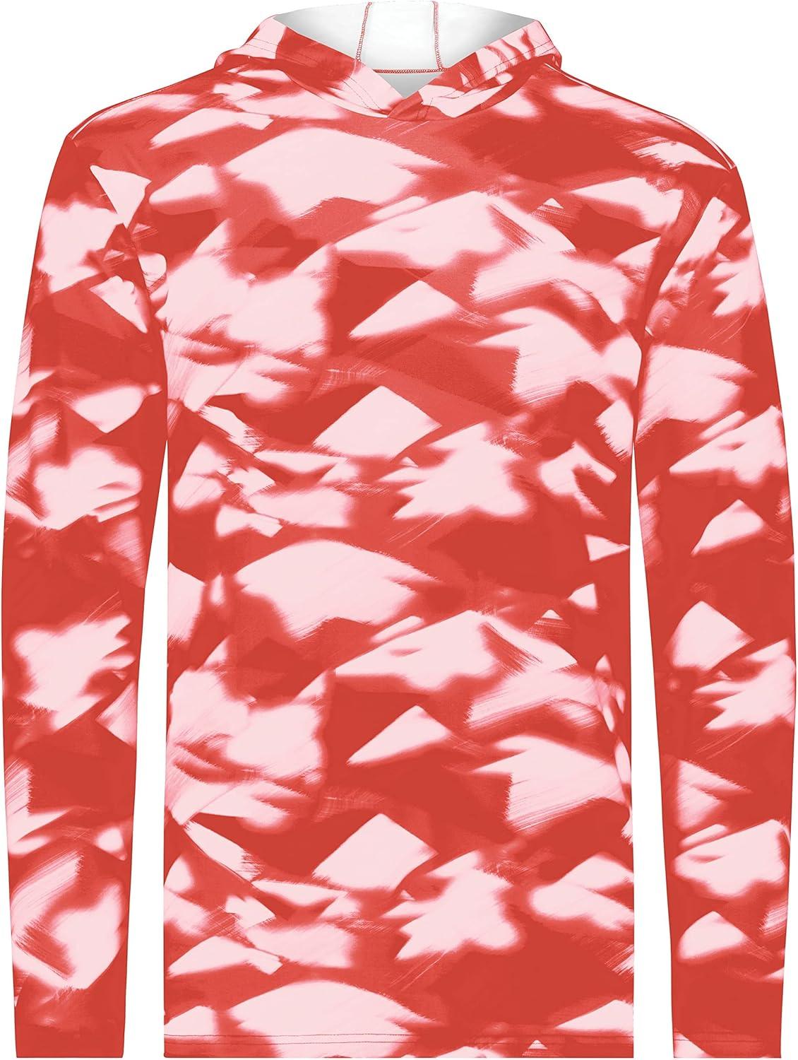 imageHolloway mens Stock Cottontouch Poly HoodieScarlet Glacier Print