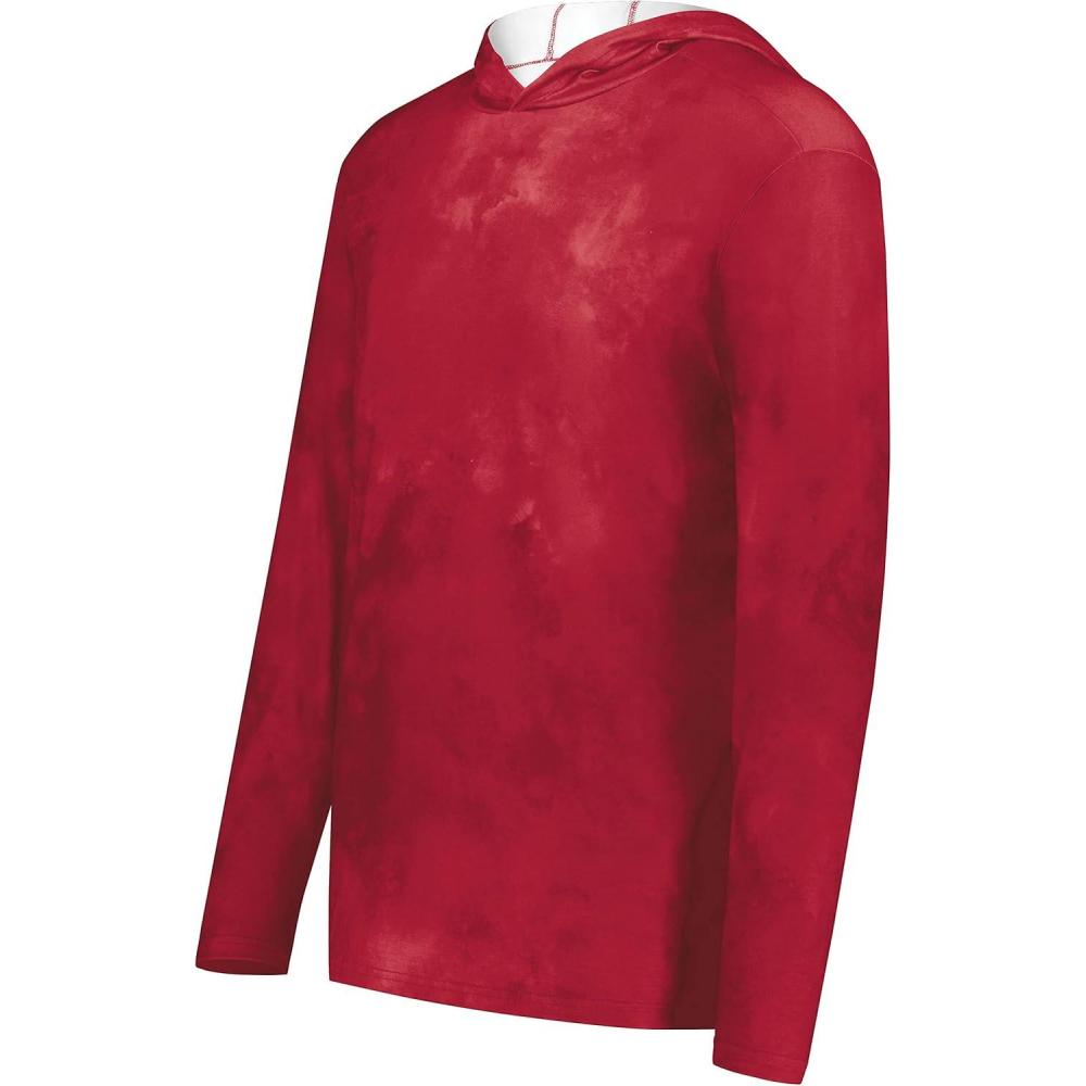 imageHolloway mens Stock Cottontouch Poly HoodieScarlet Cloud Print