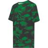 Dark Green Glacier Print