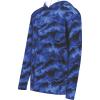 Navy Shockwave Print