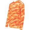 Orange Shockwave Print