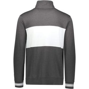 Holloway Men’s American Pullover(Carbon Heather/White)