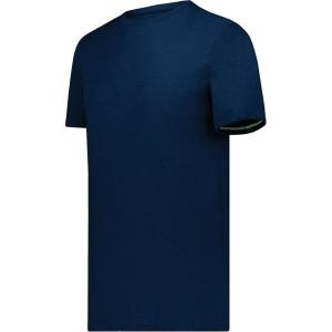 Holloway Men’s Eco-Revive Tee(Navy Heather)