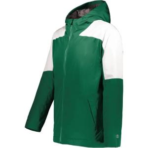 Holloway mens Holloway Cold Secure Jacket(Dark Green/White)