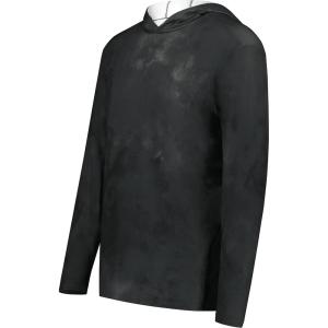Holloway mens Stock Cotton-touch Poly Hoodie(Black Cloud Print)