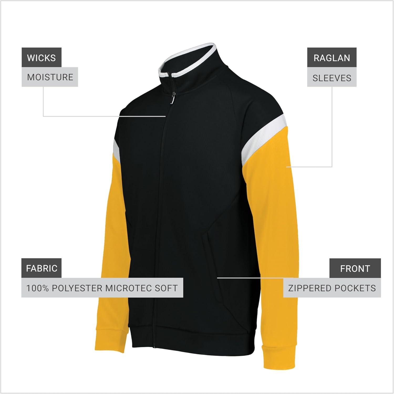 imageHolloway Mens Holloway Limitless JacketBlackWhiteGold