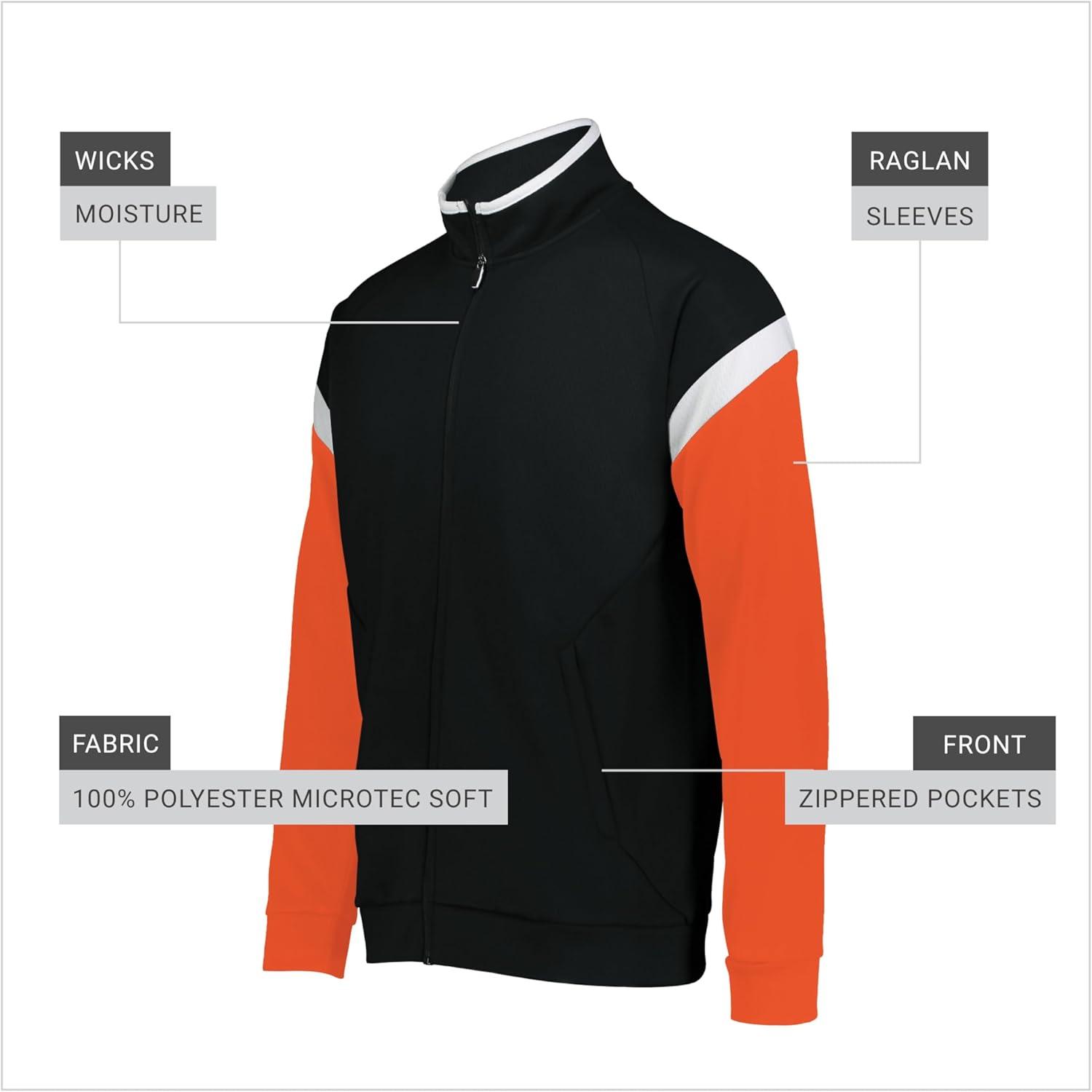 imageHolloway Mens Holloway Limitless JacketBlackWhiteOrange