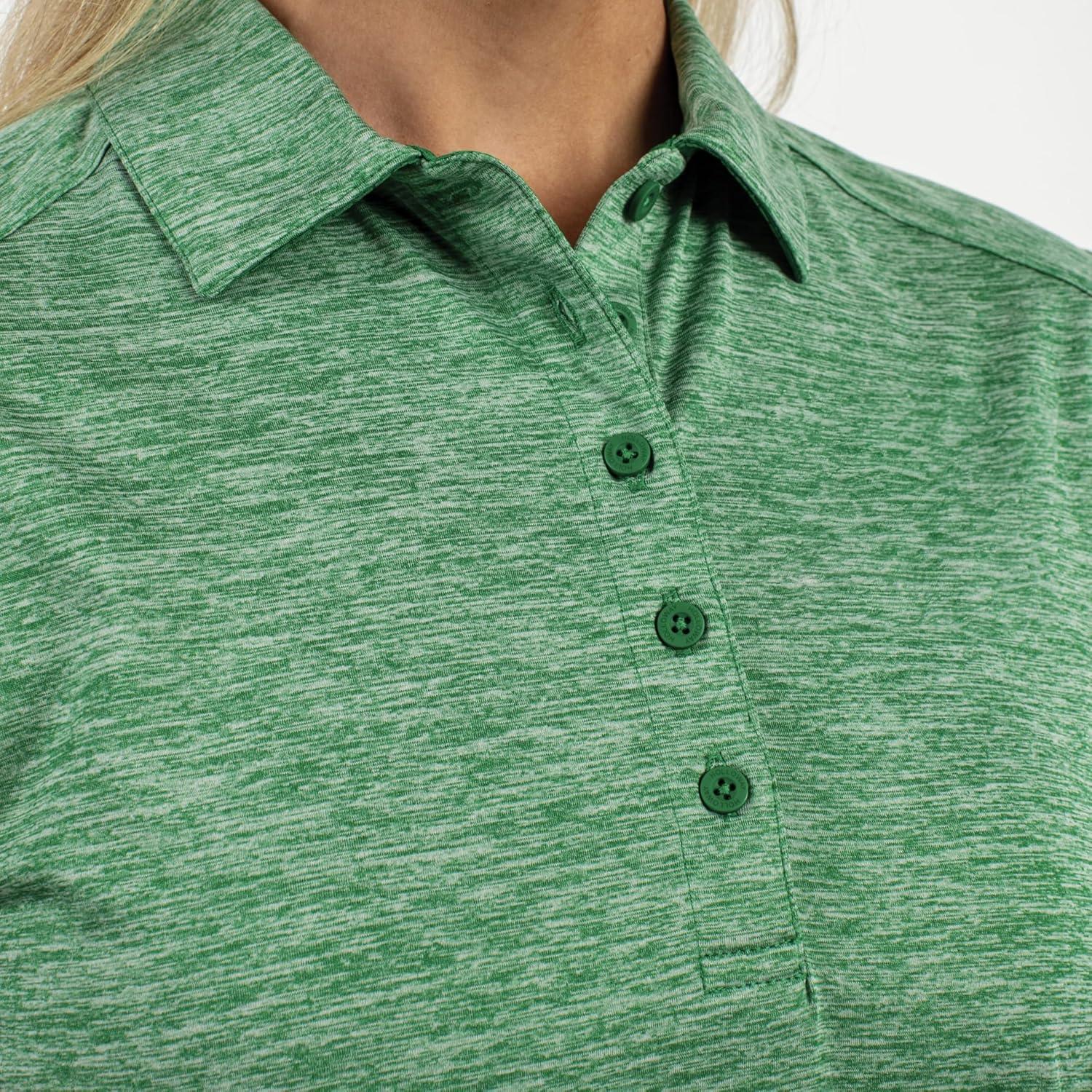 imageHolloway Womens Electrify Polo Powered by CoolcoreMaroon Heather