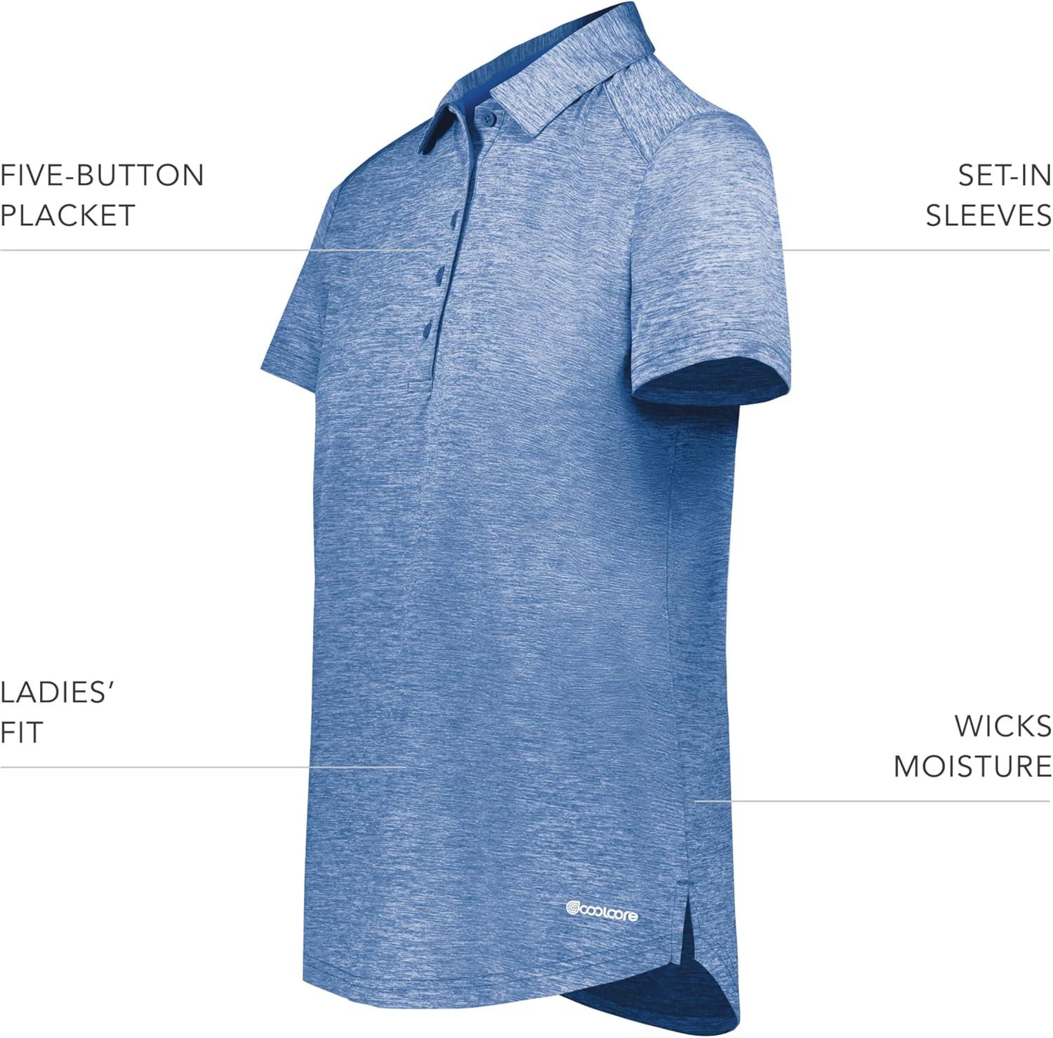 imageHolloway Womens Electrify Polo Powered by CoolcoreNavy Heather