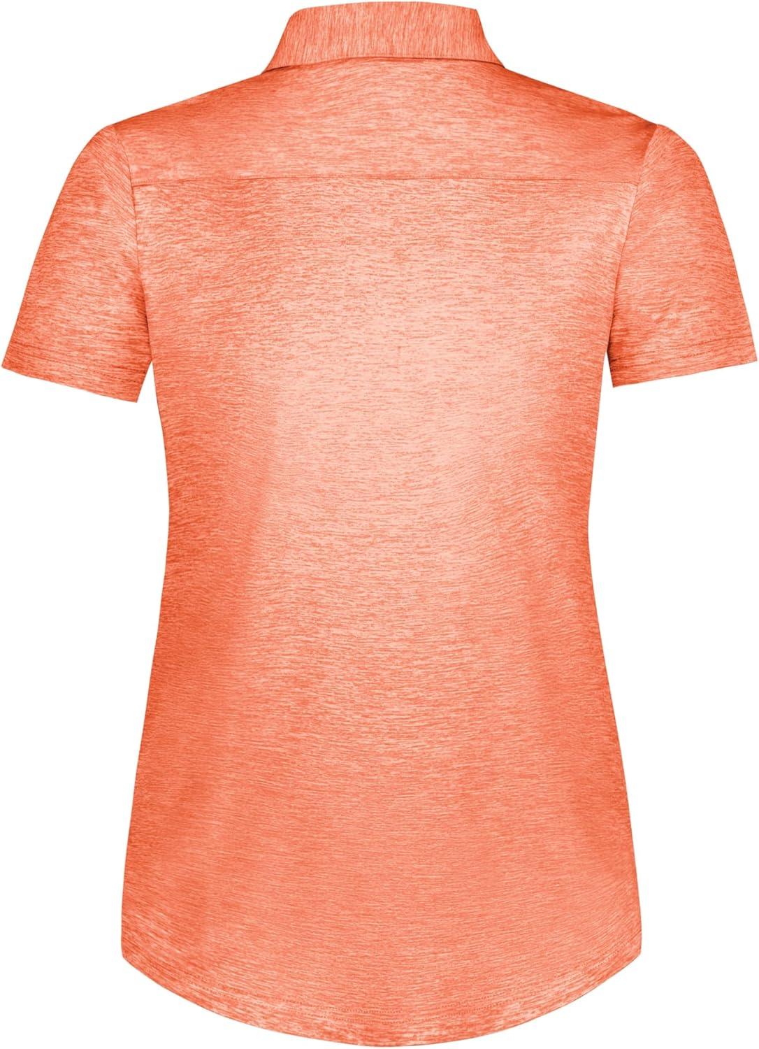 imageHolloway Womens Electrify Polo Powered by CoolcoreOrange Heather