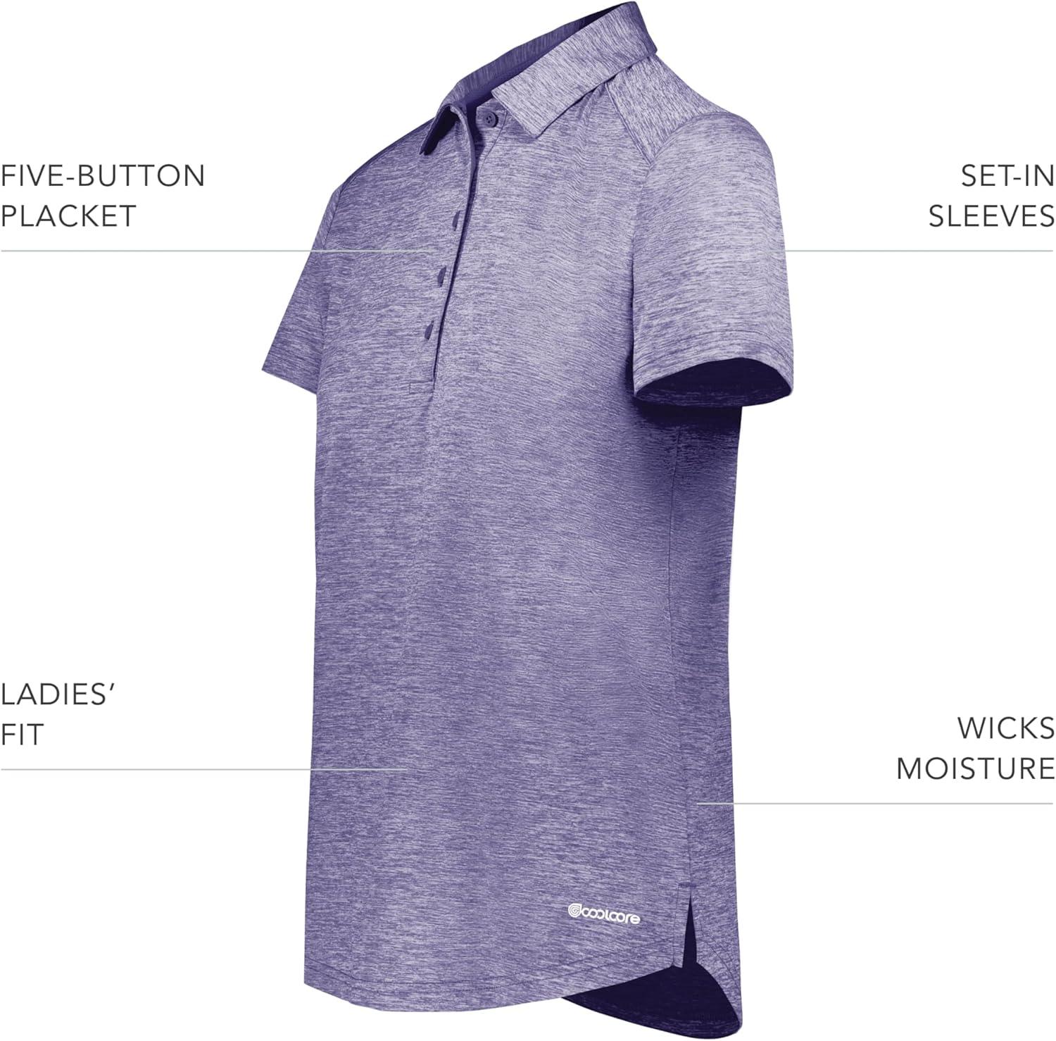 imageHolloway Womens Electrify Polo Powered by CoolcorePurple Heather