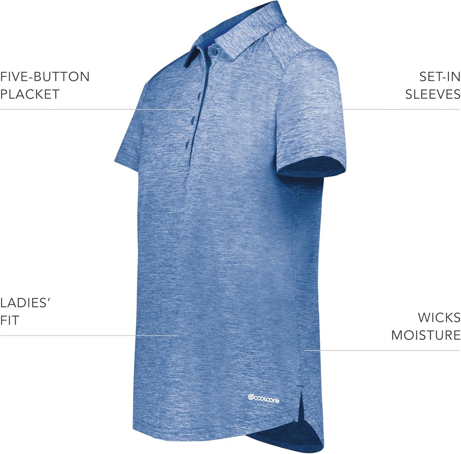 imageHolloway Womens Electrify Polo Powered by CoolcoreRoyal Heather