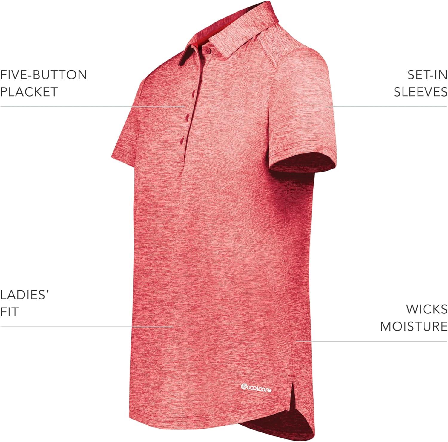 imageHolloway Womens Electrify Polo Powered by CoolcoreScarlet Heather