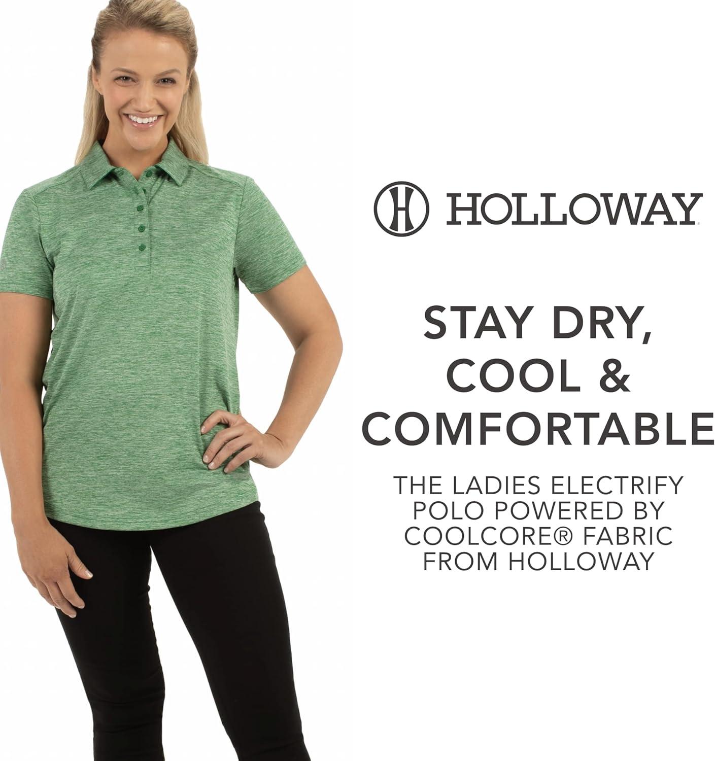 imageHolloway Womens Electrify Polo Powered by CoolcoreWhite