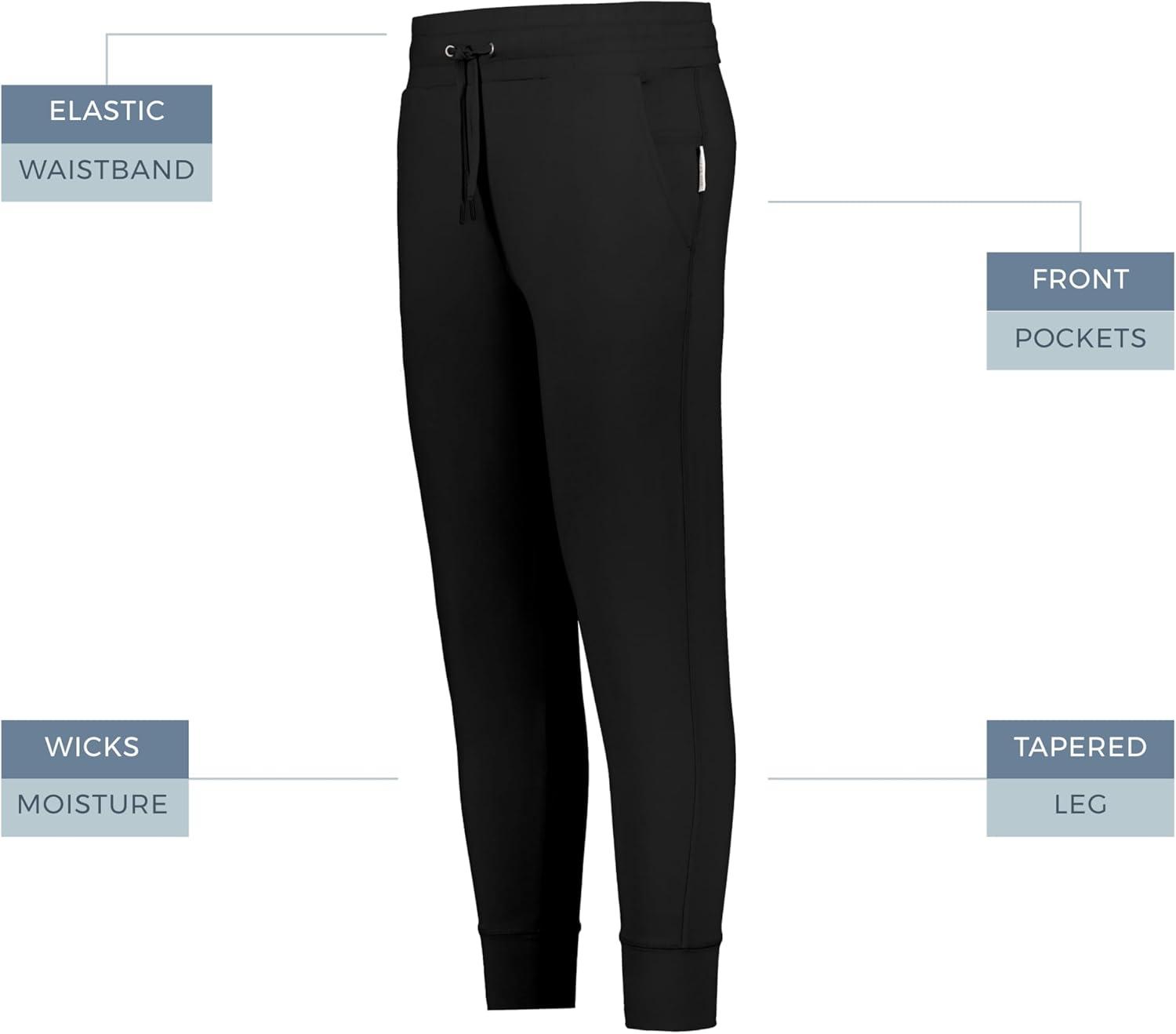 imageHolloway Womens Womens Ventura Soft Knit Jogger Workout Pants with Pockets Athletic Sweatpants amp Joggers for TrainingBlack