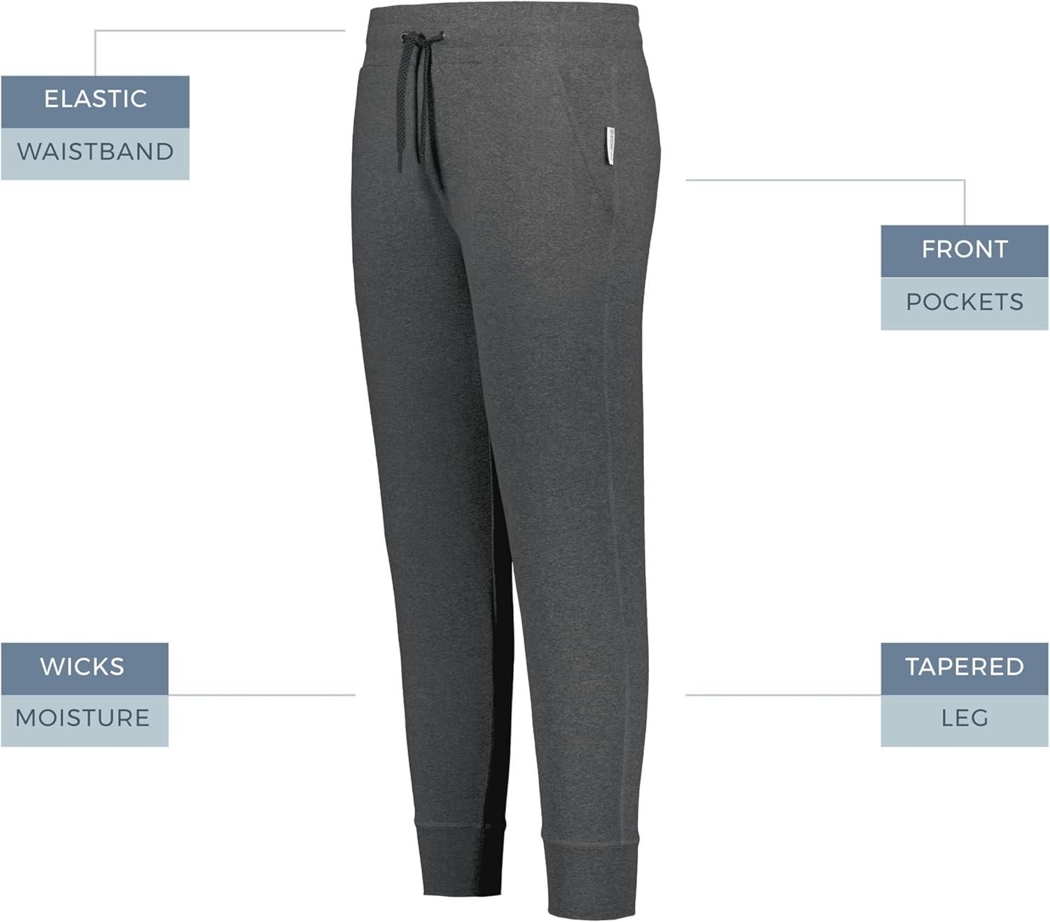 imageHolloway Womens Womens Ventura Soft Knit Jogger Workout Pants with Pockets Athletic Sweatpants amp Joggers for TrainingCarbon Heather