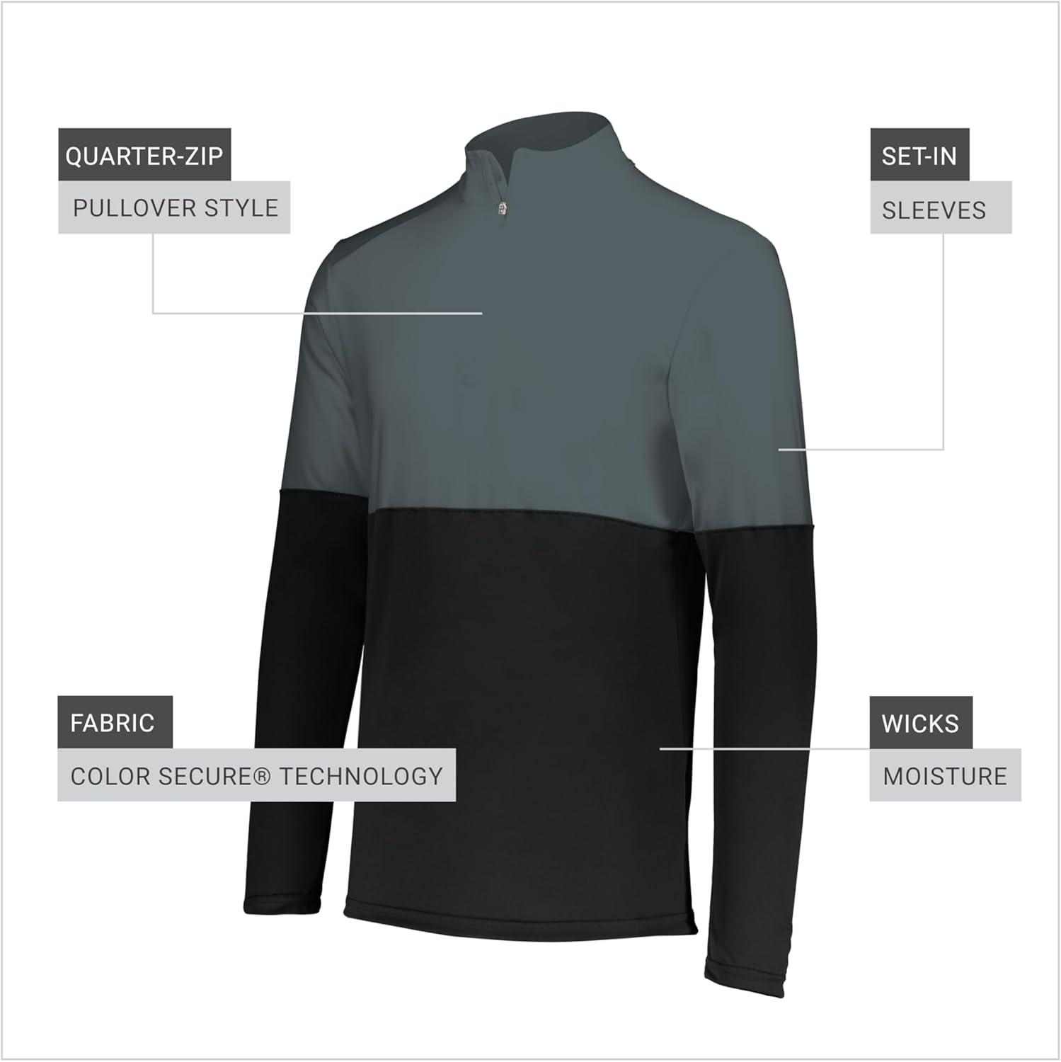 imageHolloway mens Holloway Momentum Team 14 Zip PulloverBlackIron