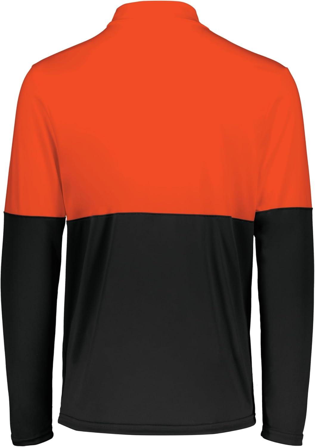 imageHolloway mens Holloway Momentum Team 14 Zip PulloverBlackOrange