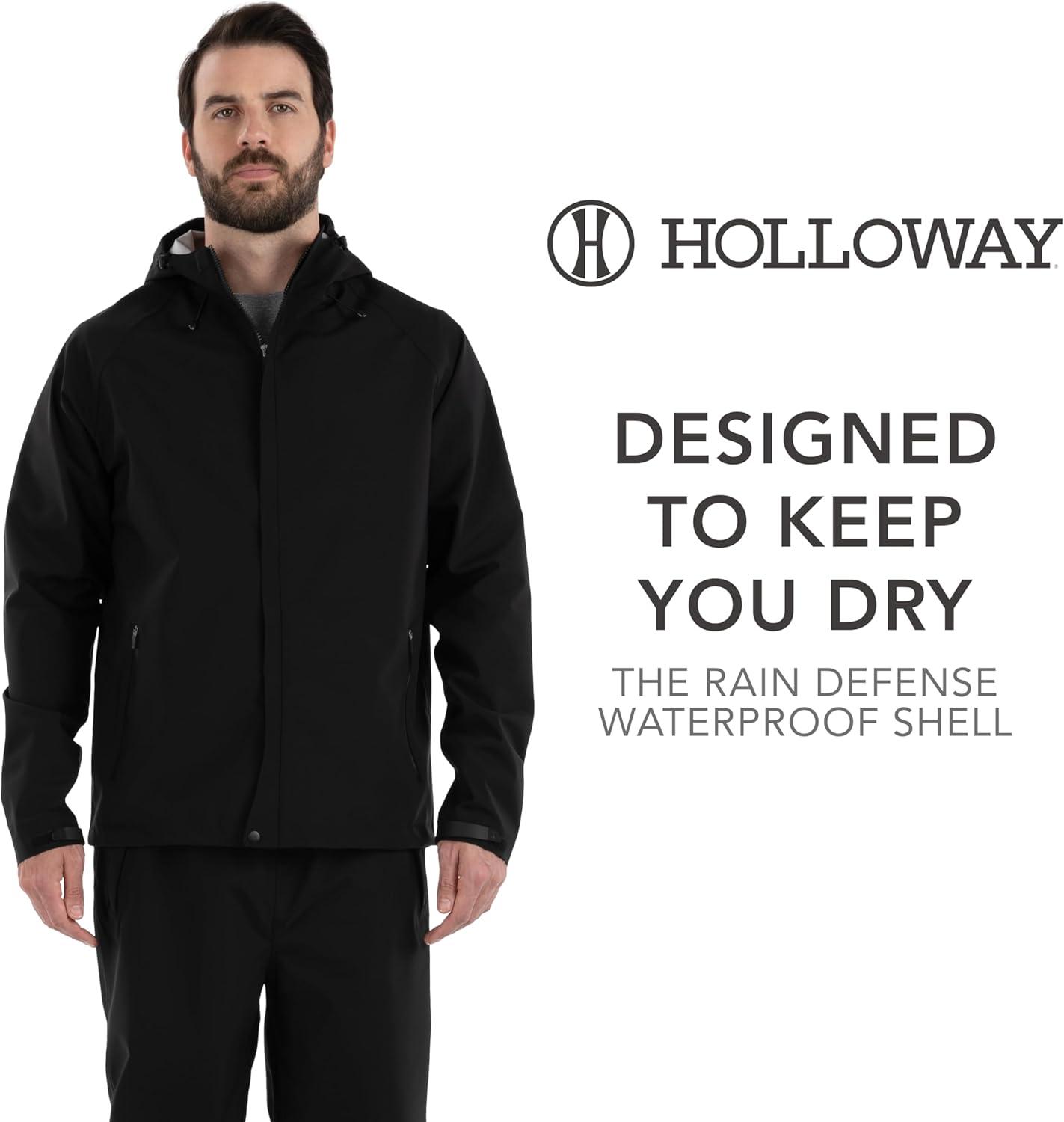 imageHolloway mens Holloway Rain Secure Waterproof ShellBlack