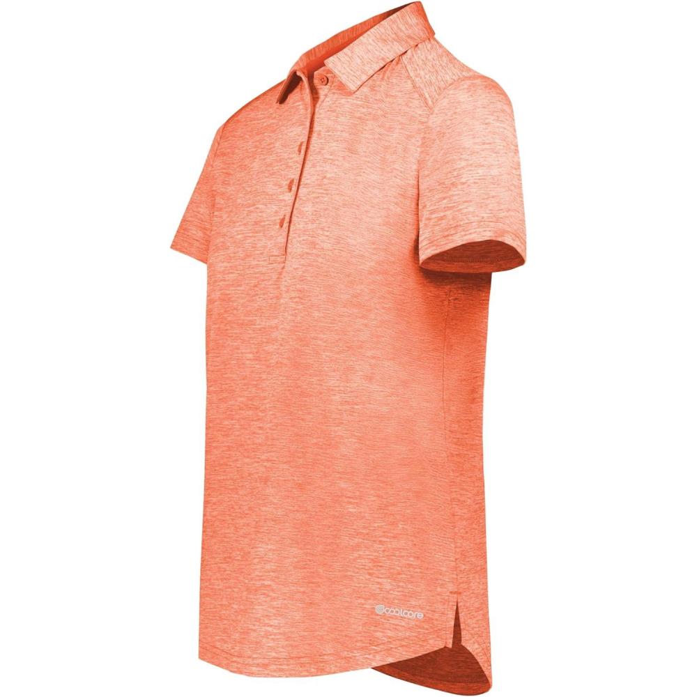 imageHolloway Womens Electrify Polo Powered by CoolcoreOrange Heather