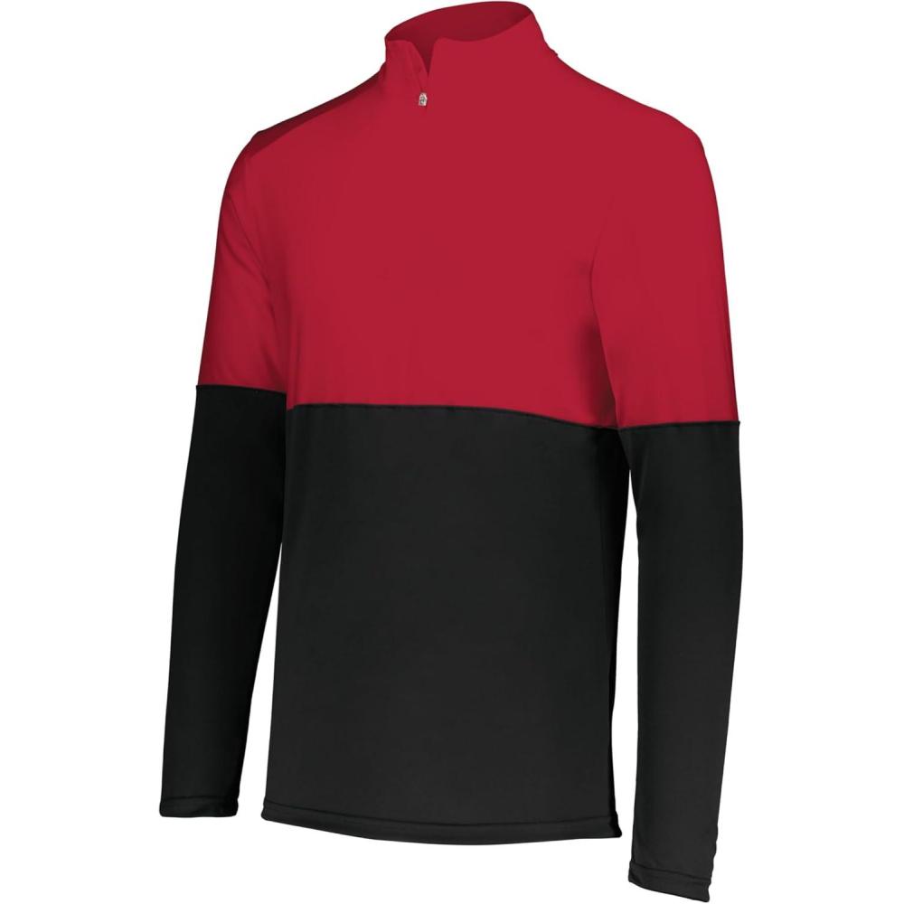 imageHolloway mens Holloway Momentum Team 14 Zip PulloverBlackScarlet