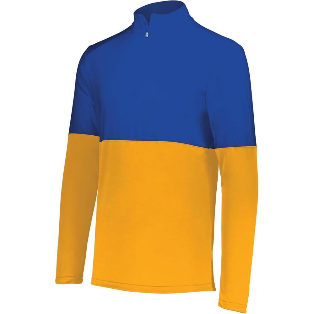 imageHolloway mens Holloway Momentum Team 14 Zip PulloverGoldRoyal