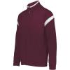 Maroon/White