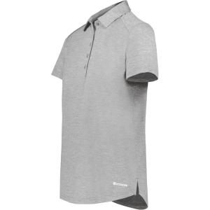 Holloway Women’s Electrify Polo Powered by Coolcore(Athletic Grey Heather)