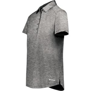 Holloway Women’s Electrify Polo Powered by Coolcore(Black Heather)