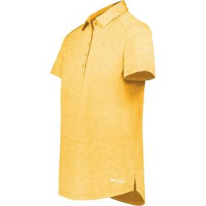 Holloway Women’s Electrify Polo Powered by Coolcore(Gold Heather)