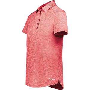 Holloway Women’s Electrify Polo Powered by Coolcore(Scarlet Heather)
