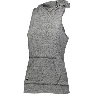 Holloway Womens Ladies Advocate Hooded Tank(Black)